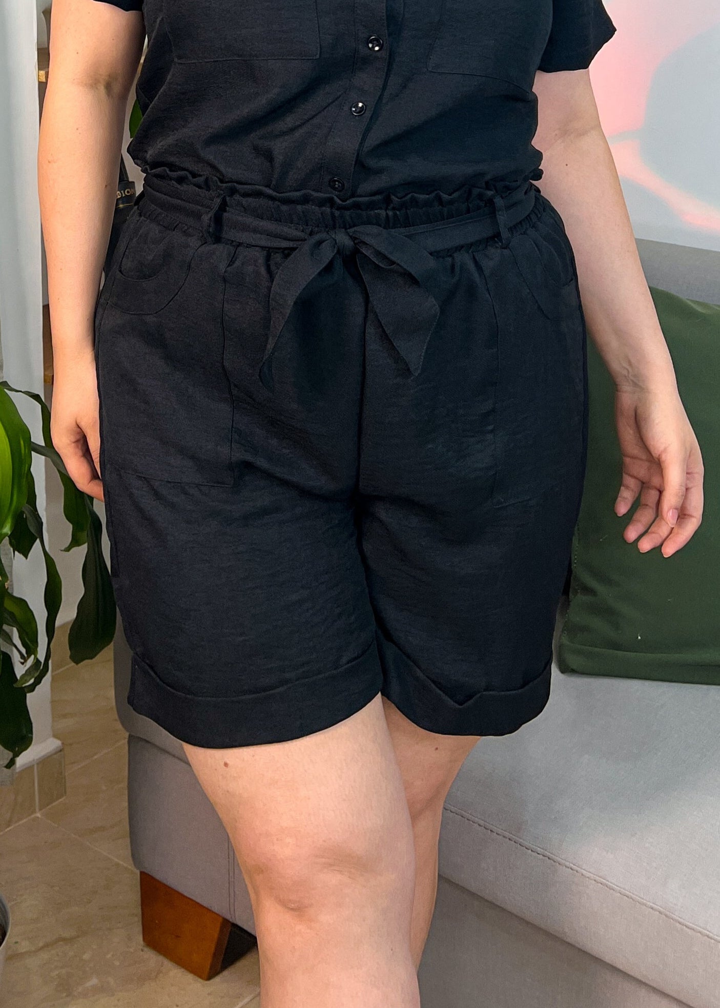 Short negro plus size